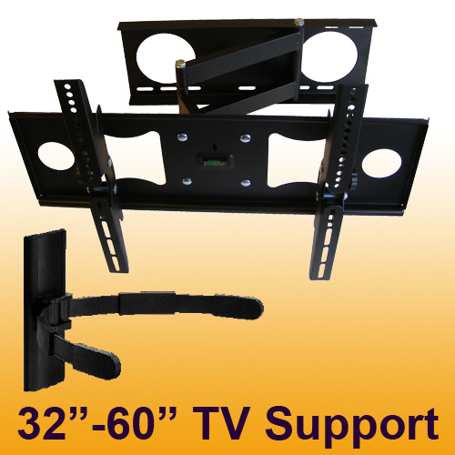 WALL MOUNT 32 60 LCD LED TV ARTICULATING & DVD Mount  